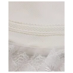 Autre Marque Robe Duchesse à Trois étages En Polyester Blanc -ModeChic Magasin 841096 10