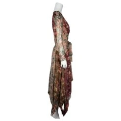 Zimmermann Robe Longue En Soie à Fleurs Multicolores -ModeChic Magasin 846248 4