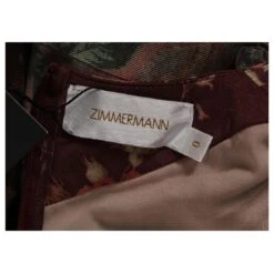 Zimmermann Robe Longue En Soie à Fleurs Multicolores -ModeChic Magasin 846248 5