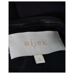 Autre Marque Robe Bustier Noire Avec Broderie Blanche -ModeChic Magasin 846319 5