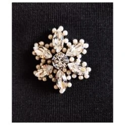 Robe Dior Noir Avec Strass Et Perles -ModeChic Magasin 847632 9