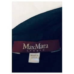 Robe En Soie Max Mara Noir -ModeChic Magasin 848556 7