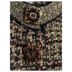 Chanel Robe CC Bijou Boutons Multicolore -ModeChic Magasin 850233 3