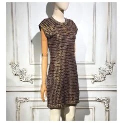 Chanel Robe CC Bijou Boutons Multicolore -ModeChic Magasin 850233 6