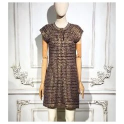 Chanel Robe CC Bijou Boutons Multicolore -ModeChic Magasin 850233 7