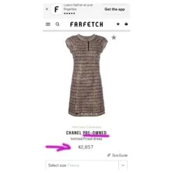 Chanel Robe CC Bijou Boutons Multicolore -ModeChic Magasin 850233 9