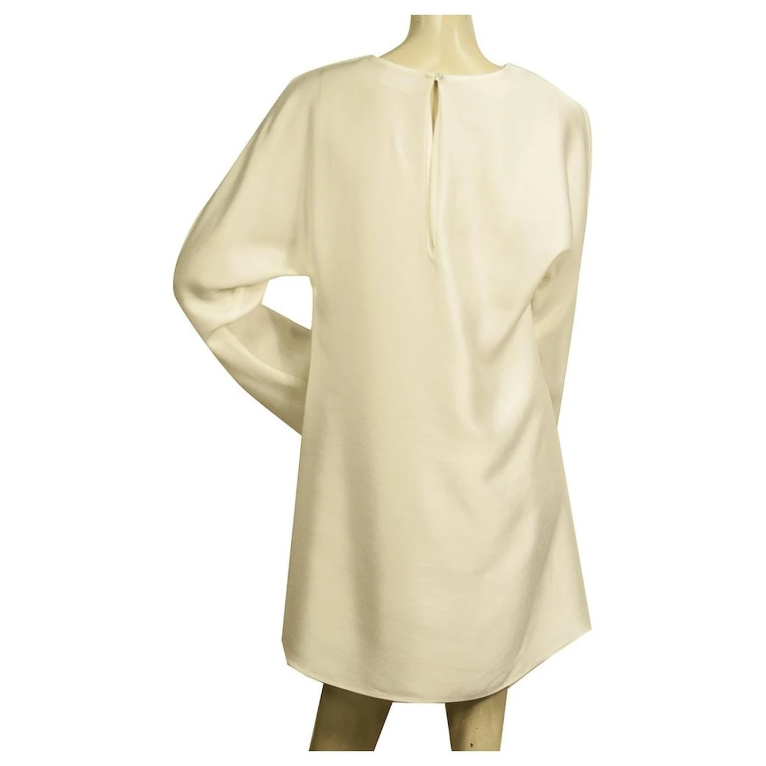 Autre Marque Weekend And Beyond Mini-robe En Viscose à Manches Longues Ivoire Taille S Écru 2 Autre Marque Weekend And Beyond Mini-robe En Viscose à Manches Longues Ivoire Taille S Écru – Image 2