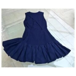 Robe Kenzo Style Danseuse Dos Ouvert Bleu Marine -ModeChic Magasin 851264 4