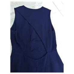 Robe Kenzo Style Danseuse Dos Ouvert Bleu Marine -ModeChic Magasin 851264 5