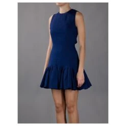 Robe Kenzo Style Danseuse Dos Ouvert Bleu Marine -ModeChic Magasin 851264 8