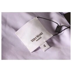 Vera Wang Robe Lavande Avec Nœud Aux épaules Violet -ModeChic Magasin 852918 5