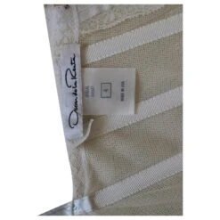 Oscar De La Renta Robe De Mariée Courte En Tulle Ballon Découpée Au Laser En Nylon Polyester Blanc -ModeChic Magasin 853142 4