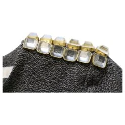 Chloé Robe Fourreau Chloe Epaulettes En Laine Noire -ModeChic Magasin 853143 6