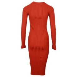 Autre Marque Dion Lee Robe En Maille à Col En V Et Boutons-pression En Laine Rouge 7 Autre Marque Dion Lee Robe En Maille à Col En V Et Boutons-pression En Laine Rouge -ModeChic Magasin 853153 3