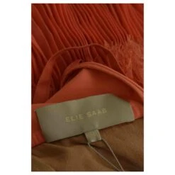Robe Elie Saab 36 Orange -ModeChic Magasin 861257 5