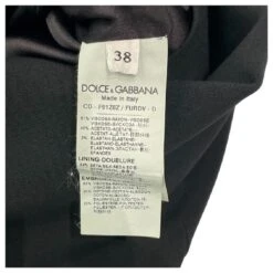 *Robe Brodée à Fleurs Dolce & Gabbana Noir -ModeChic Magasin 861471 3
