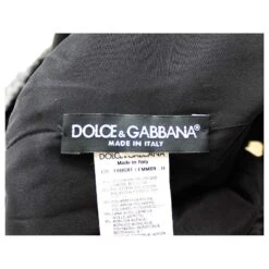 *Robe à Manches Longues En Dentelle Tweed Dolce & Gabbana Gris 6 *Robe à Manches Longues En Dentelle Tweed Dolce & Gabbana Gris -ModeChic Magasin 861499 3