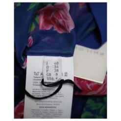 Philosophy Di Lorenzo Serafini Robe Longue à Fleurs En Polyester Imprimé Bleu -ModeChic Magasin 861749 8