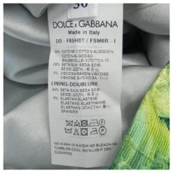 *Robe à Fleurs Dolce & Gabbana Vert -ModeChic Magasin 861893 3