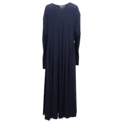 Robe Jil Sander Maxi En Polyamide Bleu Marine -ModeChic Magasin 862150 3