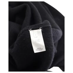 Robe Longue En Maille Côtelée The Row En Cachemire Noir -ModeChic Magasin 862243 5