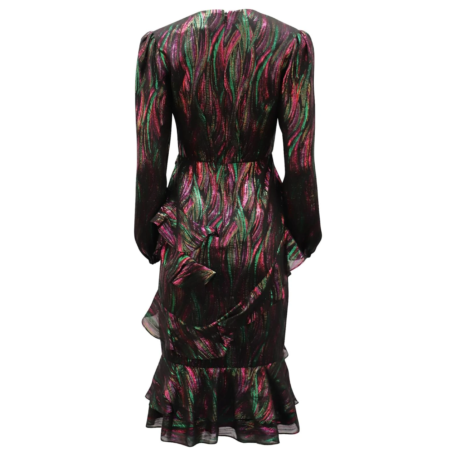 Autre Marque Robe Saloni Rainbow Ayla En Soie Multicolore 3 Autre Marque Robe Saloni Rainbow Ayla En Soie Multicolore – Image 3