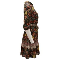 Autre Marque Saloni Tyra Avec Robe à Bordure Batik En Soie Multicolore 6 Autre Marque Saloni Tyra Avec Robe à Bordure Batik En Soie Multicolore -ModeChic Magasin 862660 2
