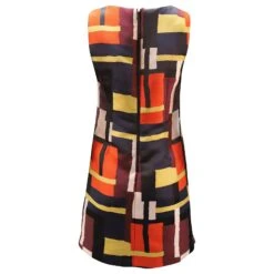 Alice + Olivia Robe Jacquard Color Block Multicolore -ModeChic Magasin 862663 3