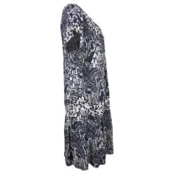 Diane Von Furstenberg Robe Imprimée à Manches Courtes En Soie Bleu Marine 7 Diane Von Furstenberg Robe Imprimée à Manches Courtes En Soie Bleu Marine -ModeChic Magasin 863365 3