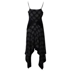 Diane Von Furstenberg Robe Mouchoir Ourlet En Soie Noire 9 Diane Von Furstenberg Robe Mouchoir Ourlet En Soie Noire -ModeChic Magasin 863417 3