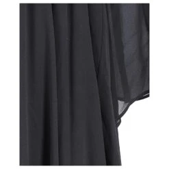 Michael Kors Robe à Ourlet Asymétrique Avec Ceinture En Viscose Noire -ModeChic Magasin 863459 4