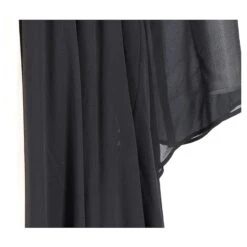 Michael Kors Robe à Ourlet Asymétrique Avec Ceinture En Viscose Noire -ModeChic Magasin 863459 8
