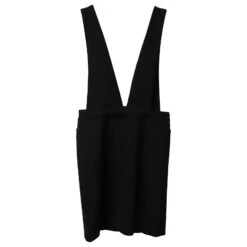 Maje Russel Robe Chasuble En Polyester Noir -ModeChic Magasin 863496 5