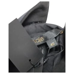 Maje Russel Robe Chasuble En Polyester Noir -ModeChic Magasin 863496 7