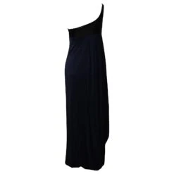 Robe Asymétrique Hugo Boss En Polyamide Bleu Marine -ModeChic Magasin 863572 3