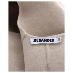 Robe Jil Sander à Mancherons En Laine Beige -ModeChic Magasin 863579 5
