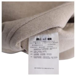 Robe Jil Sander à Mancherons En Laine Beige -ModeChic Magasin 863579 6