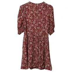Robe à Fleurs Reformation Laylin En Viscose Rouge -ModeChic Magasin 863584 5