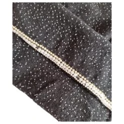 Robe Chanel Cachemire Noire Brodée De Perles -ModeChic Magasin 868248 9