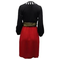 Diane Von Furstenberg Robe Mi-longue Color Block En Soie Noire Et Rouge Multicolore 7 Diane Von Furstenberg Robe Mi-longue Color Block En Soie Noire Et Rouge Multicolore -ModeChic Magasin 868563 3
