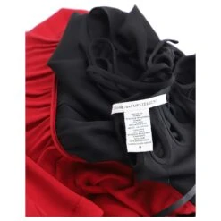 Diane Von Furstenberg Robe Mi-longue Color Block En Soie Noire Et Rouge Multicolore 8 Diane Von Furstenberg Robe Mi-longue Color Block En Soie Noire Et Rouge Multicolore -ModeChic Magasin 868563 4