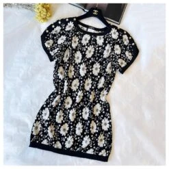 Robe Camélias Chanel Multicolore -ModeChic Magasin 869420 3