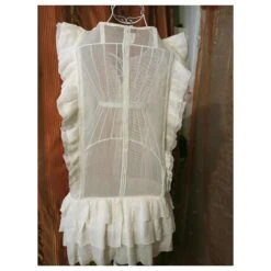 Robe Maje Blanc Cassé -ModeChic Magasin 869474 3