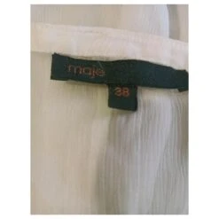 Robe Maje Blanc Cassé -ModeChic Magasin 869474 4