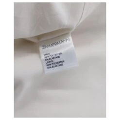 Zimmermann Robe Découpée à Boutons En Polyester Blanc -ModeChic Magasin 869585 5
