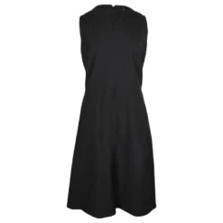 Robe Droite Sans Manches Theory En Laine Noire -ModeChic Magasin 869608 3
