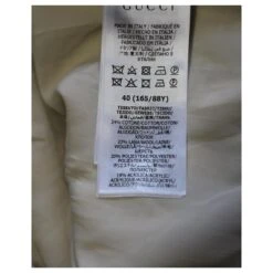 Gucci Robe Chemise En Tweed à Carreaux Square G En Coton Multicolore -ModeChic Magasin 869663 7