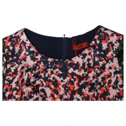 Hugo Boss Robe Droite à Imprimé Camouflage En Polyester Multicolore -ModeChic Magasin 869736 4