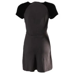 Robe Miu Miu Avec Empiècements En Velours En Acétate Noir -ModeChic Magasin 869756 3