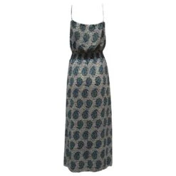 Robe Longue Tory Burch En Soie à Imprimé Floral -ModeChic Magasin 869767 3
